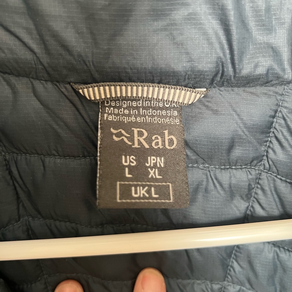 Rab Men's Blue Quilted Vest - Picture 4 of 7